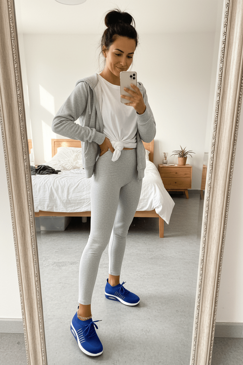 Women Footwear Breathable Mesh Lace - Up Sneakers casual outfit boutique fashion - BespokeX Wear