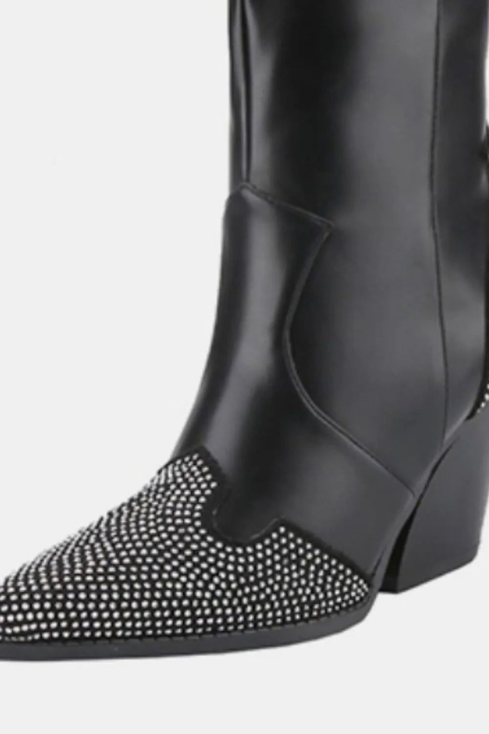 Women Women’s Western Boots Rhinestone Western Chunky Heel Boots – Sparkle Cowgirl Statement Boots casual outfit boutique fashion - BespokeX Wear