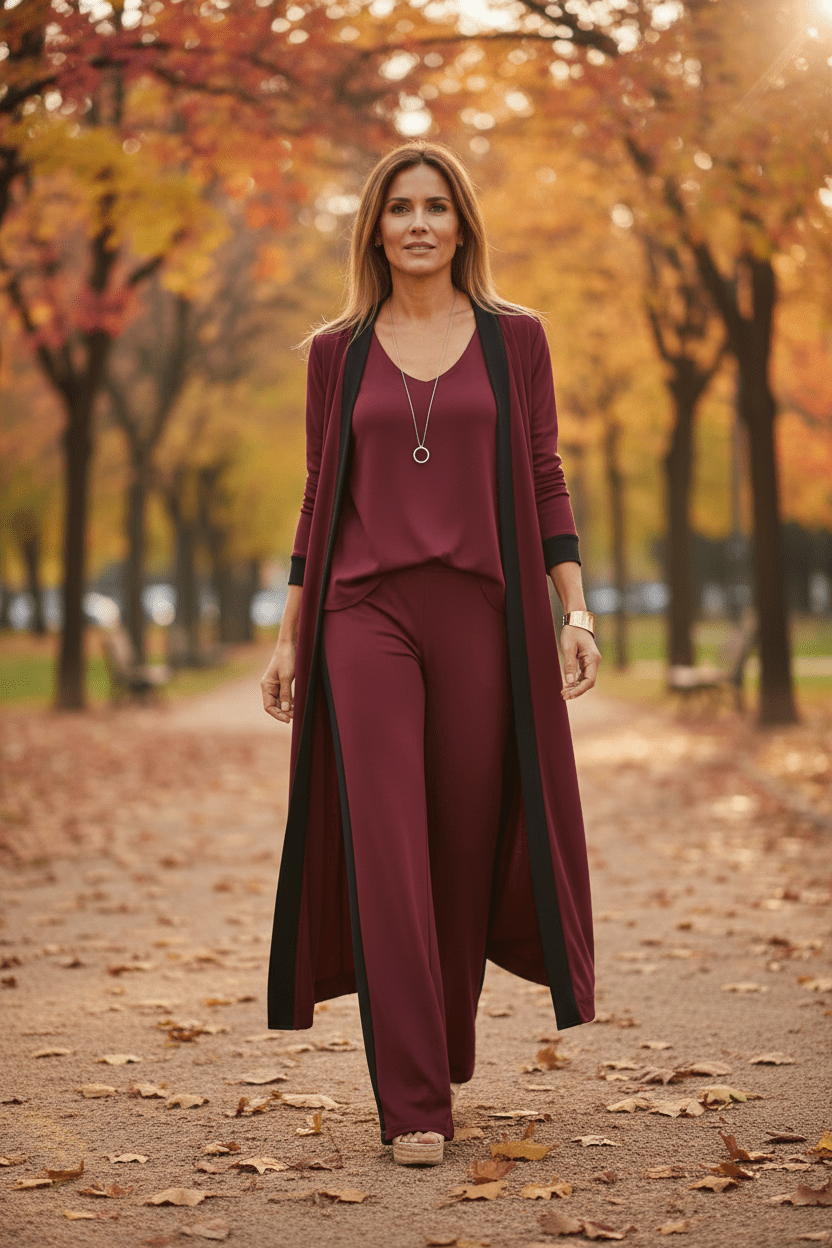 Women Clothing Set 3 - Piece Casual Solid Color Set casual outfit boutique fashion - BespokeX Wear