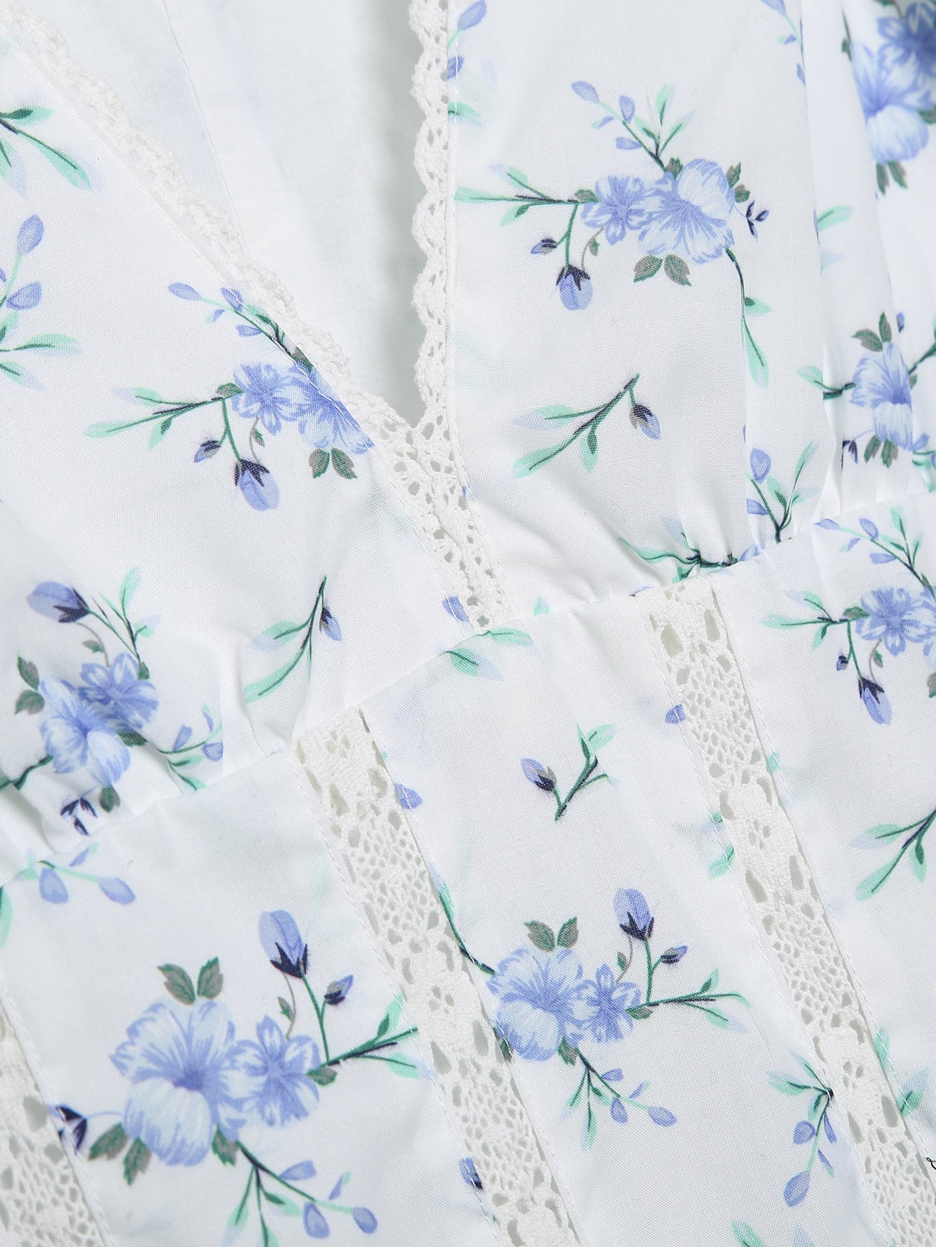 Women Dress French Embroidery Printed Midi Dress casual outfit boutique fashion - BespokeX Wear