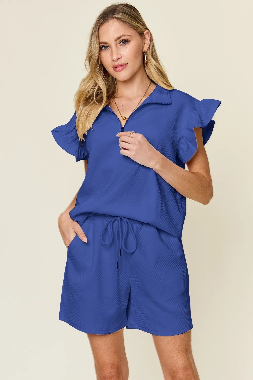Women Two - Piece Lounge Set Relaxed Knit Two - Piece Lounge Set – Casual Everyday Fit casual outfit boutique fashion - BespokeX Wear