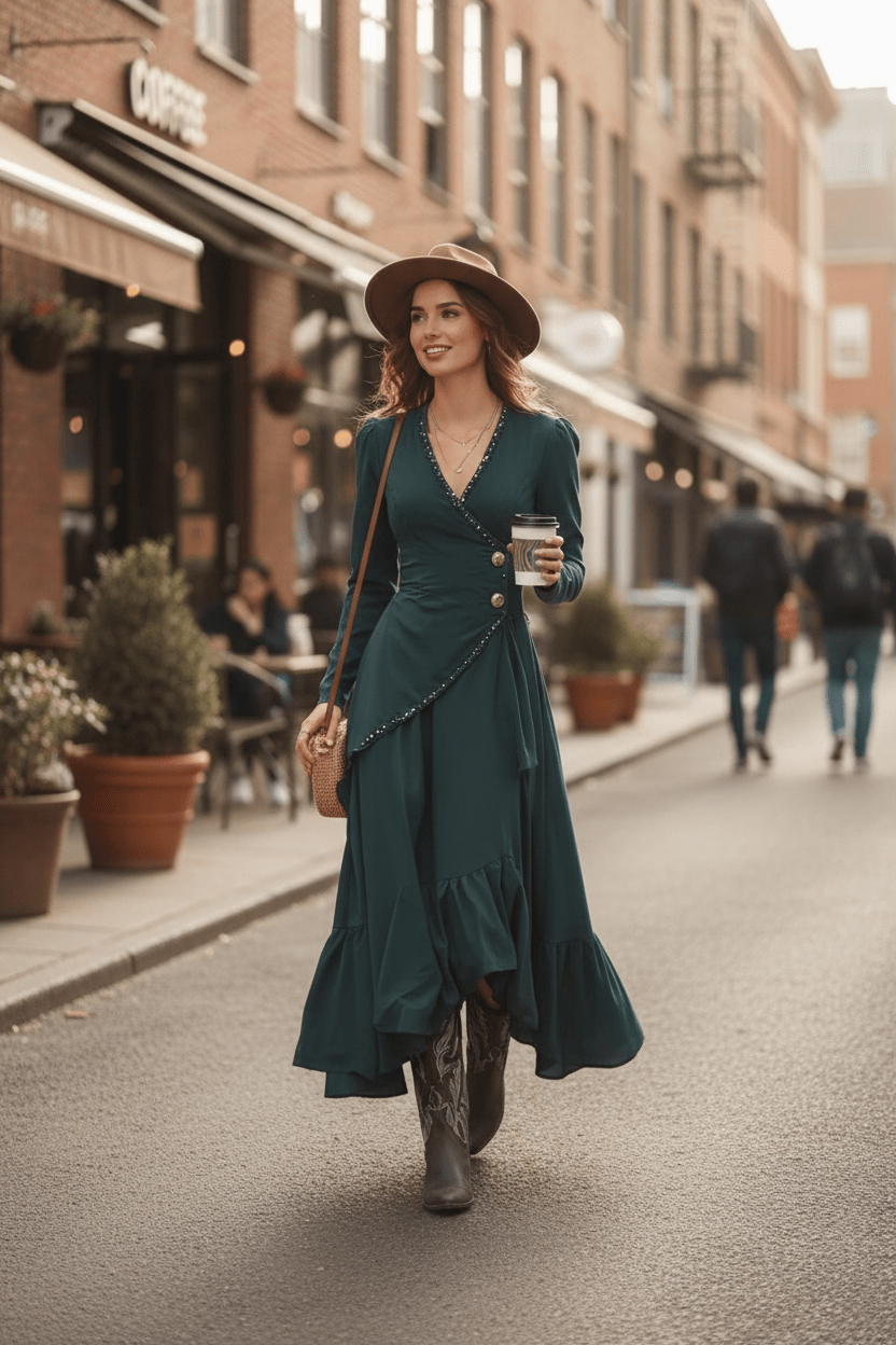 Women Women's Dresses Asymmetrical Ruffle Maxi Dress casual outfit boutique fashion - BespokeX Wear
