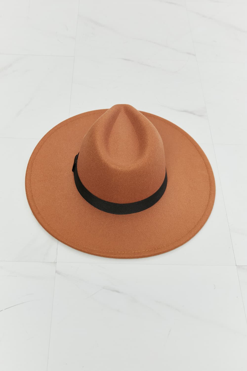 Women Women’s Fedora Hat Classic Wide Brim Fedora Hat with Ribbon Band – Adjustable Fit casual outfit boutique fashion - BespokeX Wear